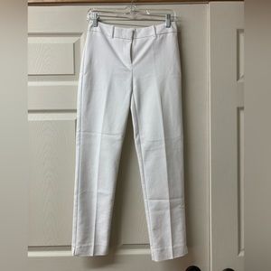 Women’s White House Black Market white straight leg ankle pants size 0